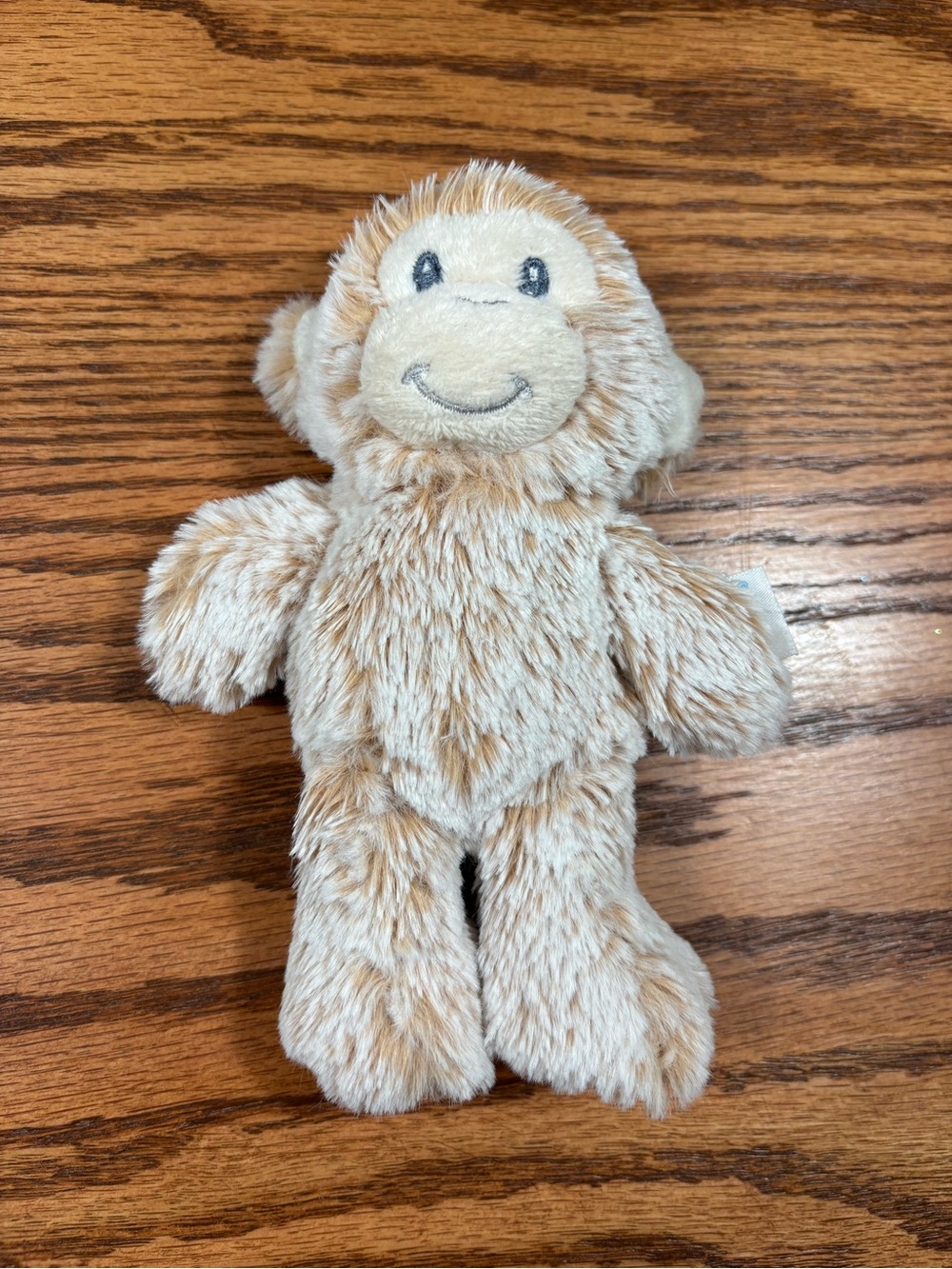 AURORA Baby Plush Monkey Rattle 6" Stuffed Animal Toy Lovey